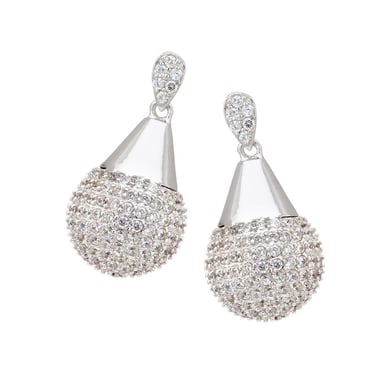 Orphelia Women's 925 Sterling Silver Drop Earrings - Silver ZO-5938