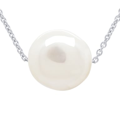 Necklace Real Cultured Freshwater Pearl Baroque 10-11 mm