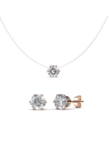 Conjuntos de sirena - Oro rosa y cristal