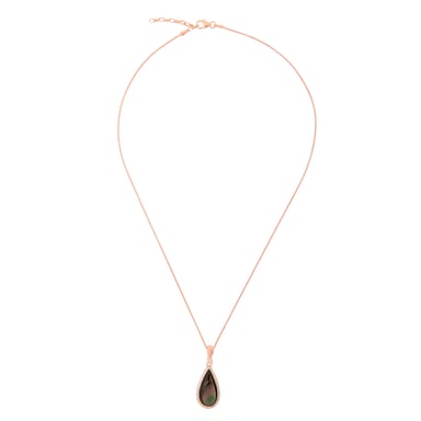 Orphelia 'Lilja' Women's 925 Sterling Silver Chain with Pendant - Rose zh-7367