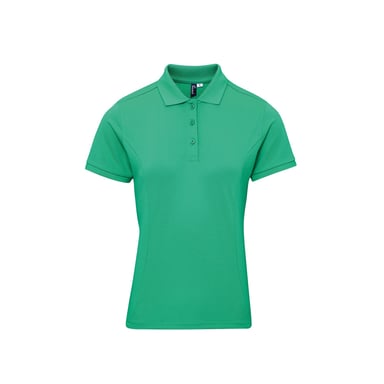 Premier Womens/Ladies Coolchecker Plus Piqu Polo With CoolPlus (Kelly)