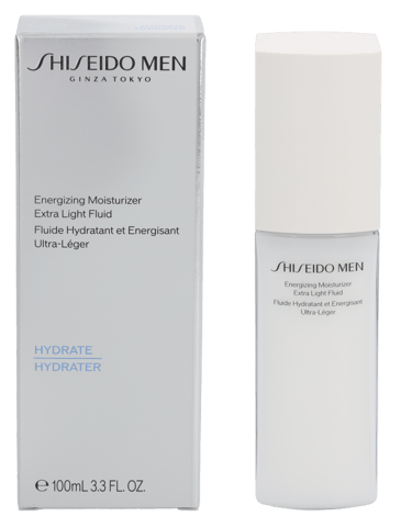 Shiseido Men Hidratante Energizante Fluido Extra Ligero 100ml