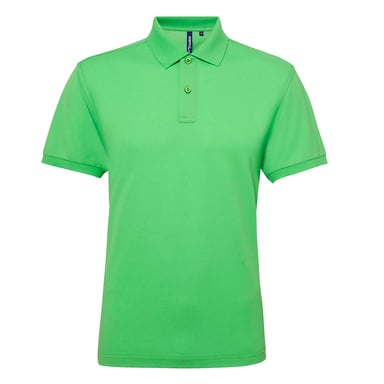 Asquith & Fox Mens Short Sleeve Performance Blend Polo Shirt (Lime)