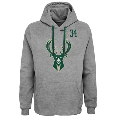 NBA Milwaukee Bucks 34 Giannis Antetokounmpo Sudadera con capucha para hombre