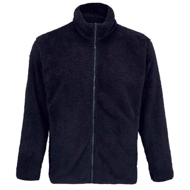 SOLS Unisex Adult Finch Fluffy Jacket (Navy)