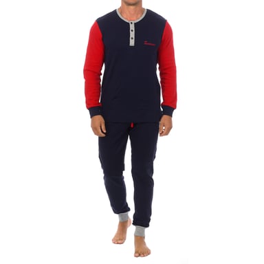 Pijama manga larga tejido tundosado A0CHI hombre