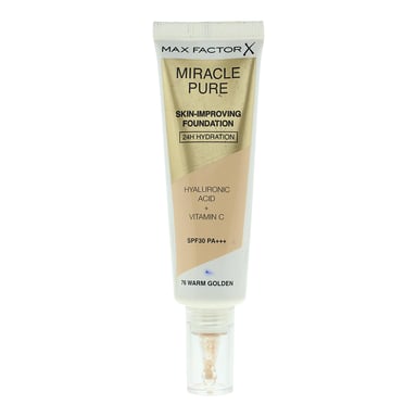 Miracle Pure Skin-improving Foundation 24h Hydration Spf30 #76-warm Golden 30 ml