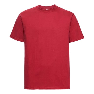 Russell Mens Classic Combed Cotton Heavyweight T-Shirt (Classic Red)