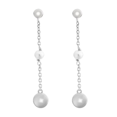 Orphelia 'Milena' Women's 925 Sterling Silver Drop Earrings - Silver ZO-7379