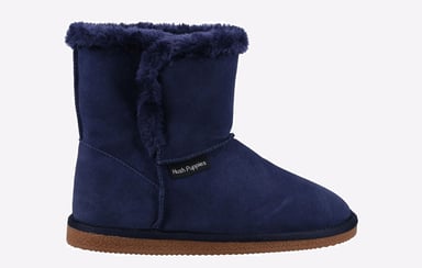 Hush Puppies Ashleigh MEMORY FOAM Slipper Boot Womens