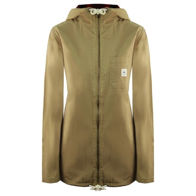 Vans fuera de la pared presto con cremallera con capucha con capucha chaqueta para mujer v2y3elk x20a