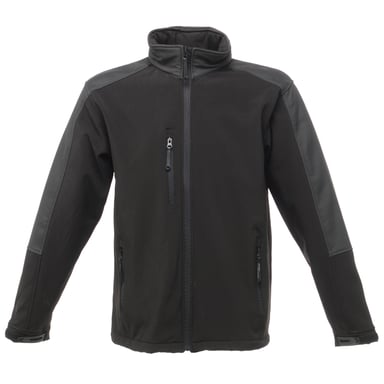 Regatta Mens Hydroforce 3-Layer Softshell Jacket (Wind Resistant, Water Repellent & Breathable) (Black/Black)