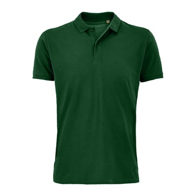 SOLS Mens Planet Pique Organic Polo Shirt (Frozen Green)