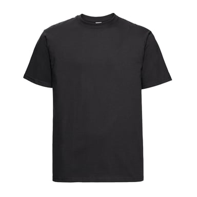 Russell Mens Classic Combed Cotton Heavyweight T-Shirt (Black)