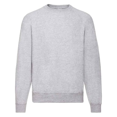 Fruit of the Loom Mens Classic Sweatshirt (Grey Heather)