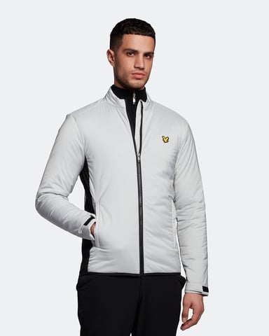 Lyle & Scott Golf Primaloft Jacket in White