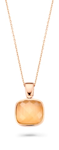 Orphelia 'Isabella' Women's 925 Sterling Silver Chain with Pendant - Rose ZH-7198/OR
