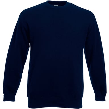 Fruit Of The Loom Mens Set-In Belcoro® Yarn Sweatshirt (Deep Navy)