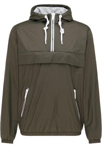 Dreimaster pullover jacket Men dark olive