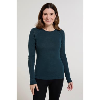 Mountain Warehouse Womens/Ladies Merino II Thermal Top (Teal)
