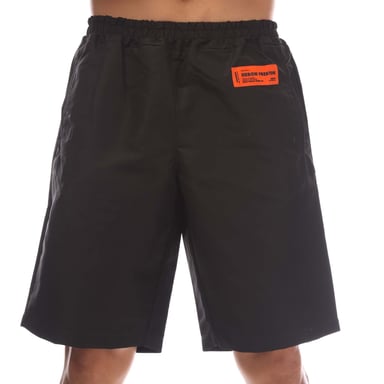 Men's Heron Preston Ex-Ray Nylon Shorts in Black