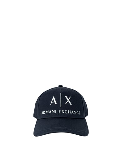 Gorra de béisbol con logo de Armani Exchange - Marino