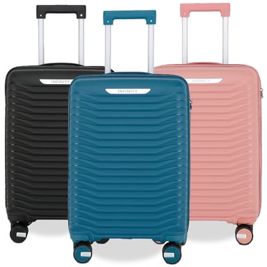 Maleta de cabina rígida y resistente de 36 x 24 x 55 cm, apta para equipaje TSA, apta para Easyjet, Ryanair, Wizzair