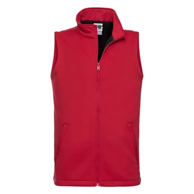 Russell Mens Softshell Gilet (Classic Red)