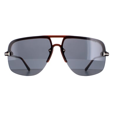 Tom Ford Aviador Hombre Brillante Marrón Claro Azul Gris Hugo 02 FT1003