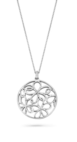 Orphelia Women's 925 Sterling Silver Chain with Pendant - Silver ZH-7216