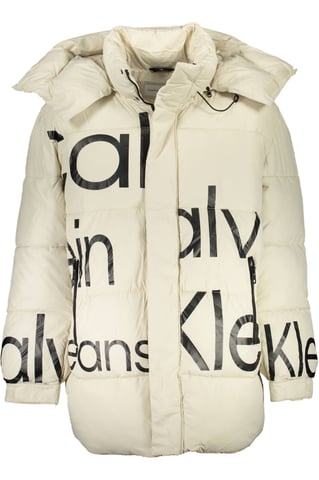 Chaqueta de poliéster beige para hombre de Calvin Klein