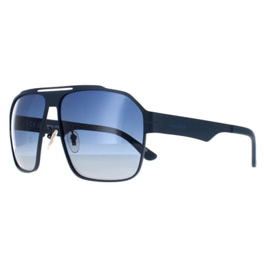 Police Aviator Mens Matte Blue Blue Gradient SPLL08 Summit 1