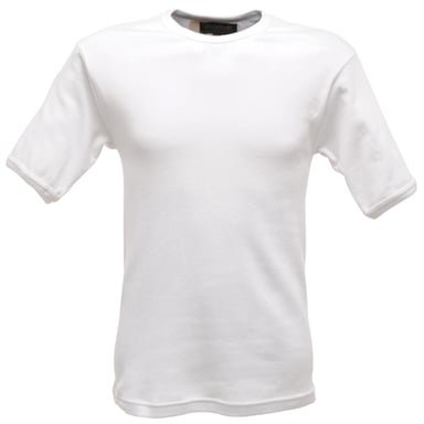 Regatta Mens Thermal Underwear Short Sleeve Vest / T-Shirt (White)