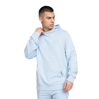 Crosshatch Mens Emmson Hoodie (Light Blue)