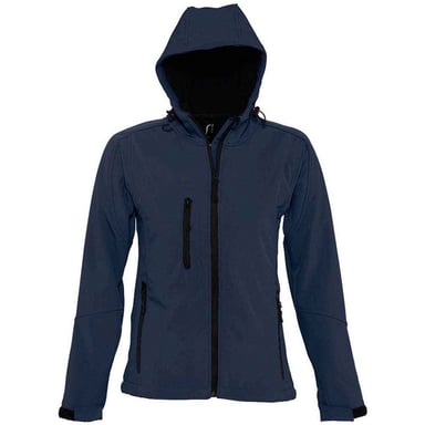 SOLS Womens/Ladies Replay Soft Shell Jacket (French Navy)