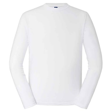 Russell Unisex Adult Classic Long-Sleeved T-Shirt (White)