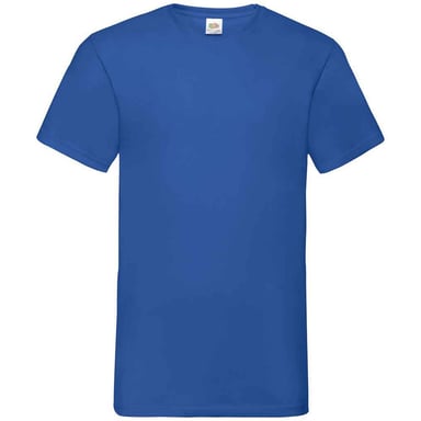 Fruit of the Loom Mens Value V Neck T-Shirt (Royal Blue)