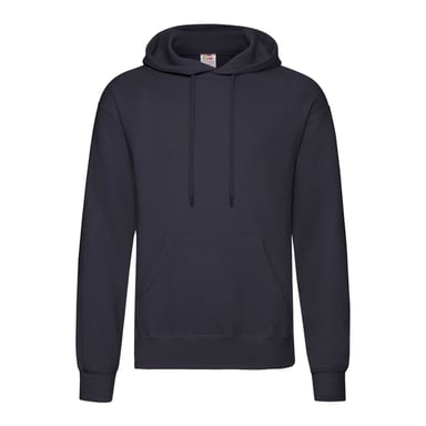 Fruit of the Loom Unisex Adult Polycotton Lightweight Hoodie (Deep Navy)