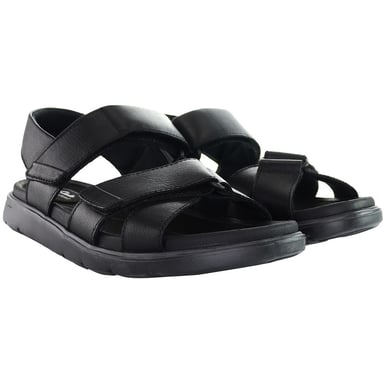 Clarks UnWilmore Band Sandalias negras para hombre