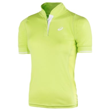 Asics Motion Break Dry Womens Green Tennis Polo camisa