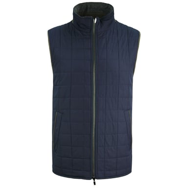 Chaleco Hackett London Reversible Channel Hombre Azul Marino