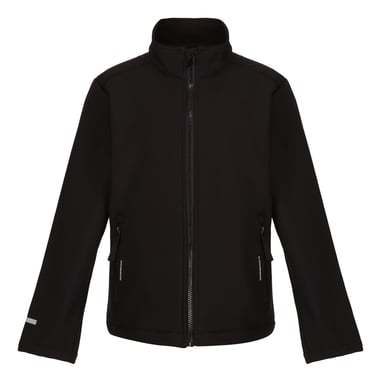 Regatta Childrens/Kids Ablaze 2 Layer Soft Shell Jacket (Black)