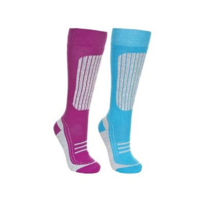 Trespass Womens/Ladies Janus II Ski Socks (Pack Of 2)