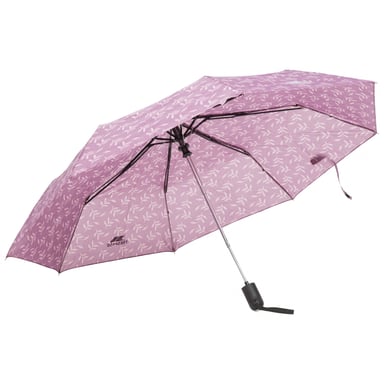 Trespass Maggiemay Automatic Umbrella (Mauve Plant Print)