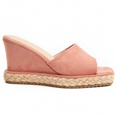 Montevita Sandalia de Tacón Alto Sparto2121 Rosa