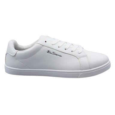 Ben Sherman Gino Mens Entrenadores blancos