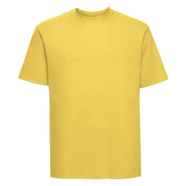 Russell Mens Ringspun Cotton Classic T-Shirt (Yellow)