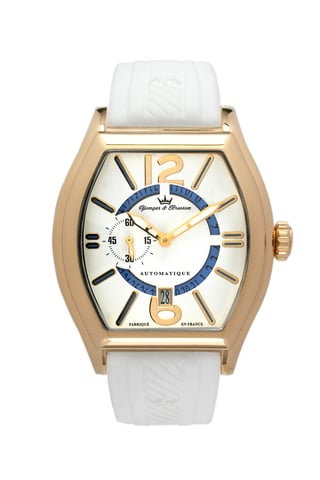 Reloj Yonger de oro con esfera blanca