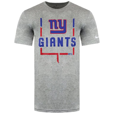 Camiseta gris para hombre Nike NFL New York Giants Legend Goal Post