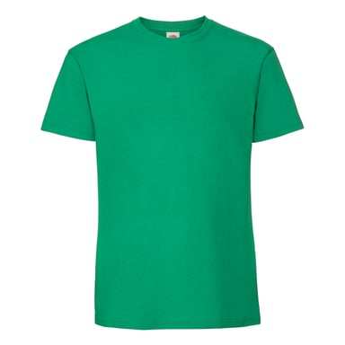 Fruit of the Loom Mens Iconic Premium Ringspun Cotton T-Shirt (Kelly Green)